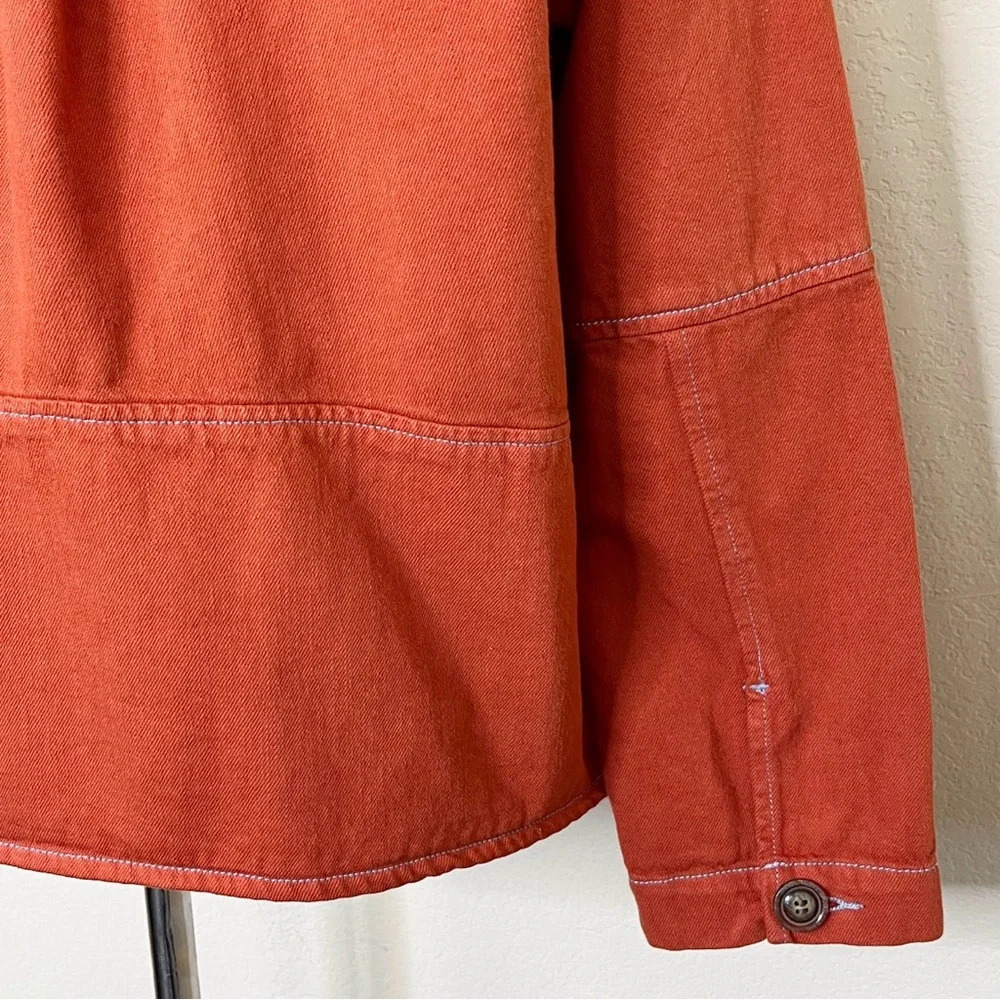 Roller Rabbit Adara Twill Point Collar Long Sleeve
Jacket in Terracotta XS‎ - Picture 12 of 15
